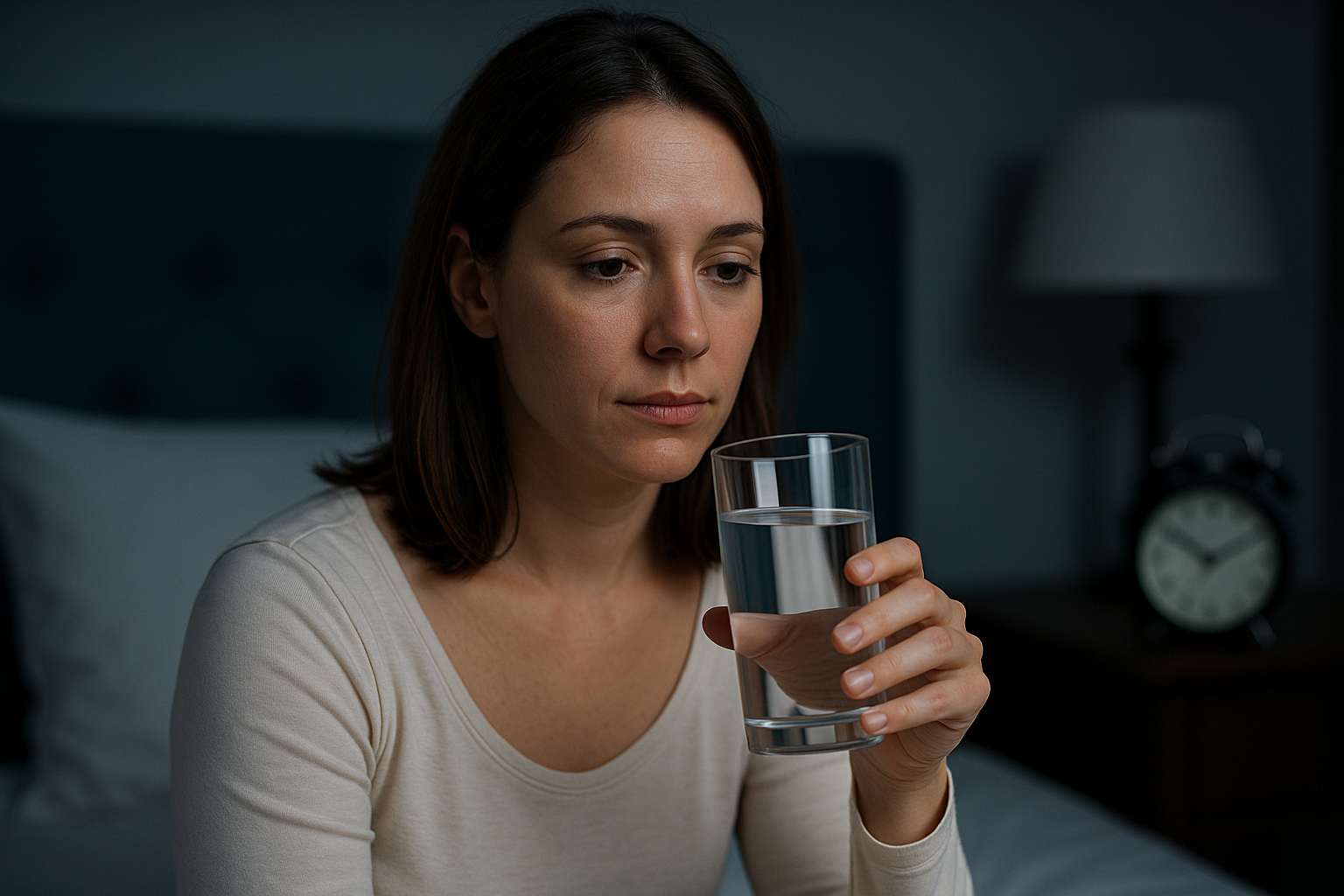 Drinking-Water-Before-Bed