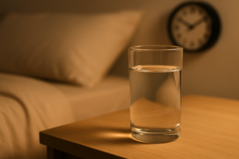 How to fall asleep fast , drinking water before bed