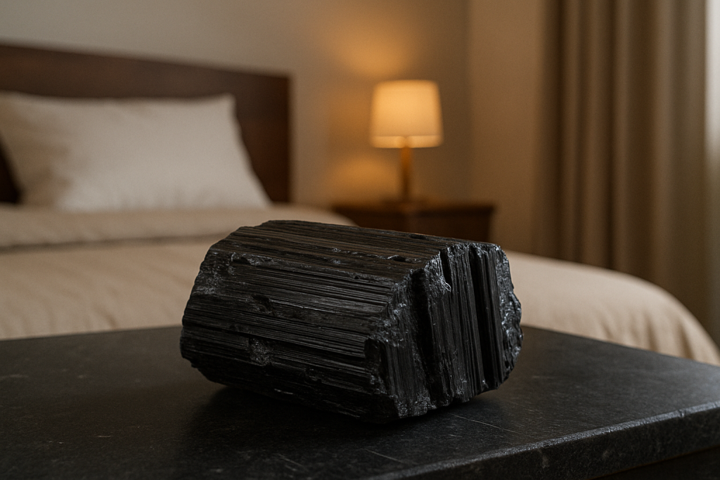 Black Tourmaline for protection during sleep
