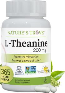 L-Theanine bottle for sleep