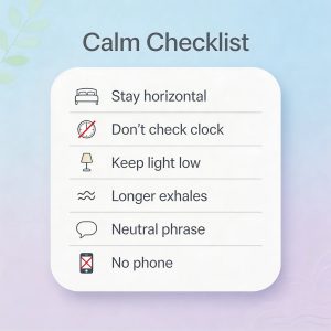 Bedtime Checklist
